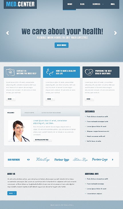 Medical Joomla Template