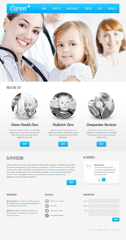 Mild Medical Joomla Template