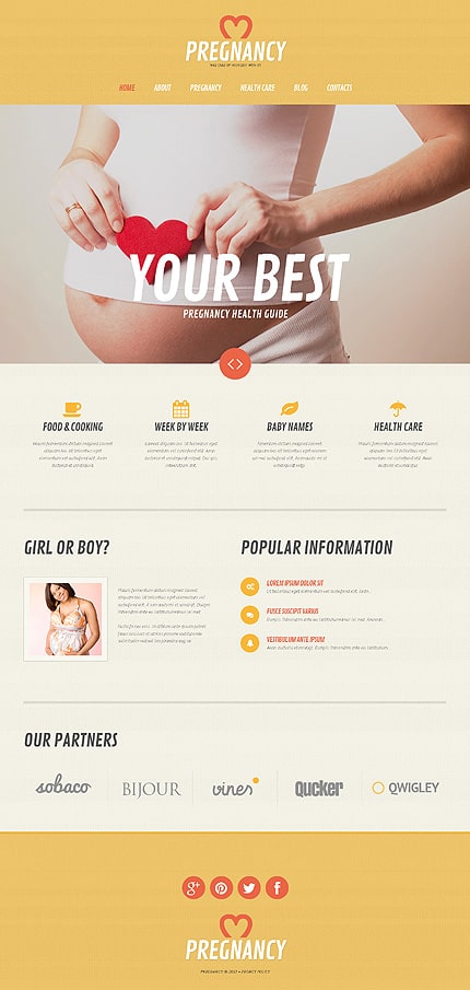 Pregnancy WordPress Theme