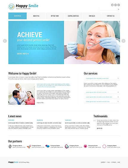 Fancy Dentistry Joomla Template