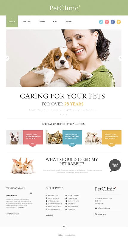 Successful Animals and Pets WordPress Theme