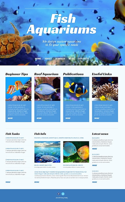 Fish WordPress Theme