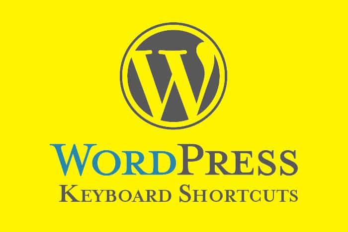 Keyboard Shortcuts in WordPress