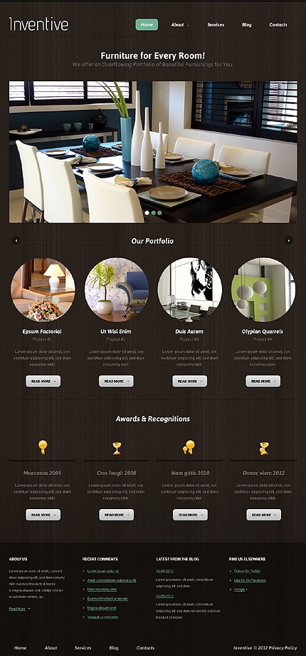 Interior Design WordPress Theme