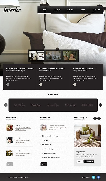 Interior Design WordPress Theme