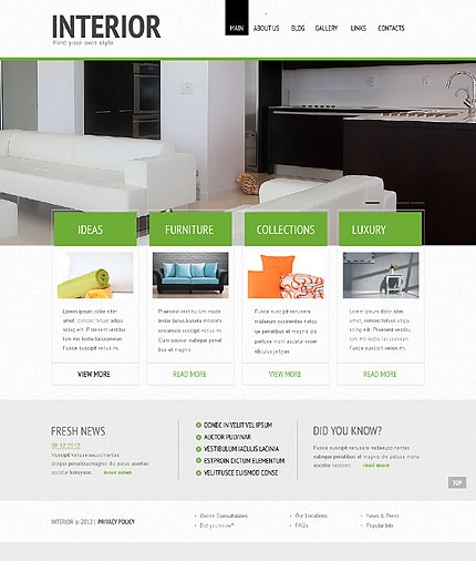 Interior Design WordPress Theme