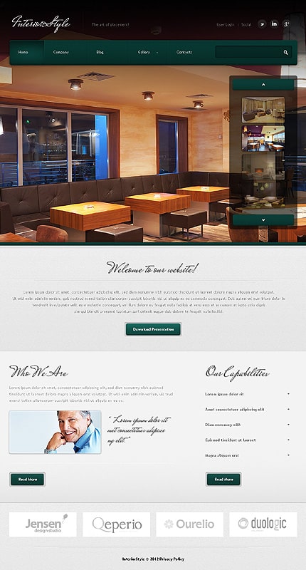 Interior Design WordPress Theme
