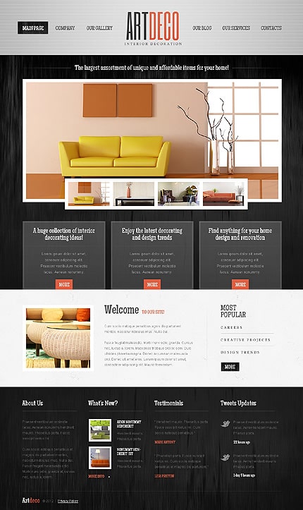 Interior Design WordPress Theme