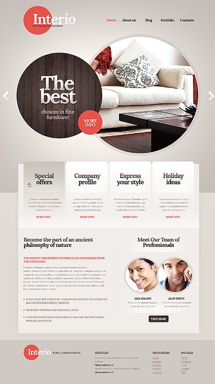 Interior Design WordPress Theme