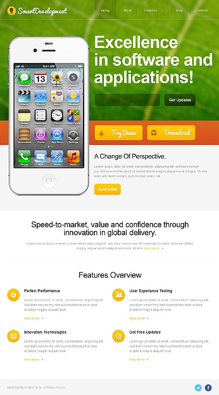 Web Development WordPress Theme