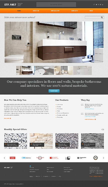 Elegant Flooring WordPress Theme