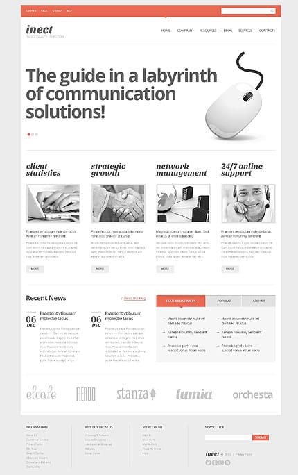 Bootstrap Responsive Joomla Template