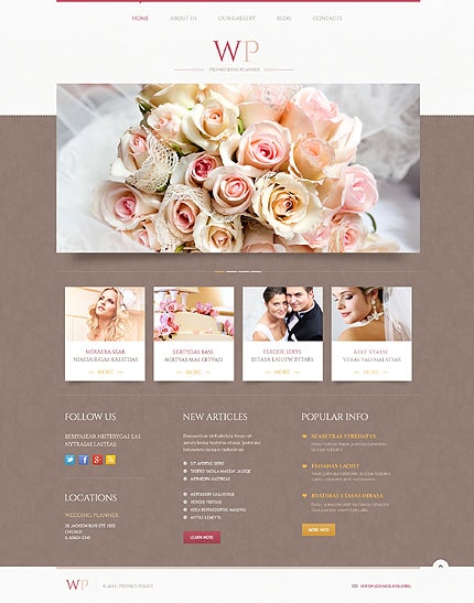 Tender Wedding Planner WordPress Theme