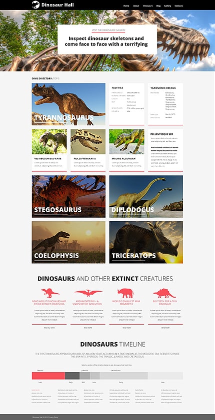 Museum Responsive WordPress Theme