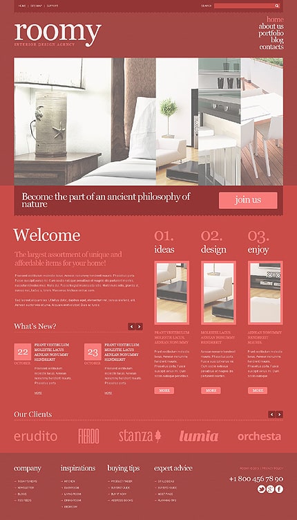 Interior Design Responsive WordPress Theme