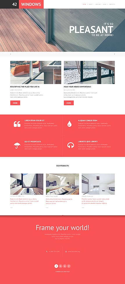 Window Responsive WordPress Theme