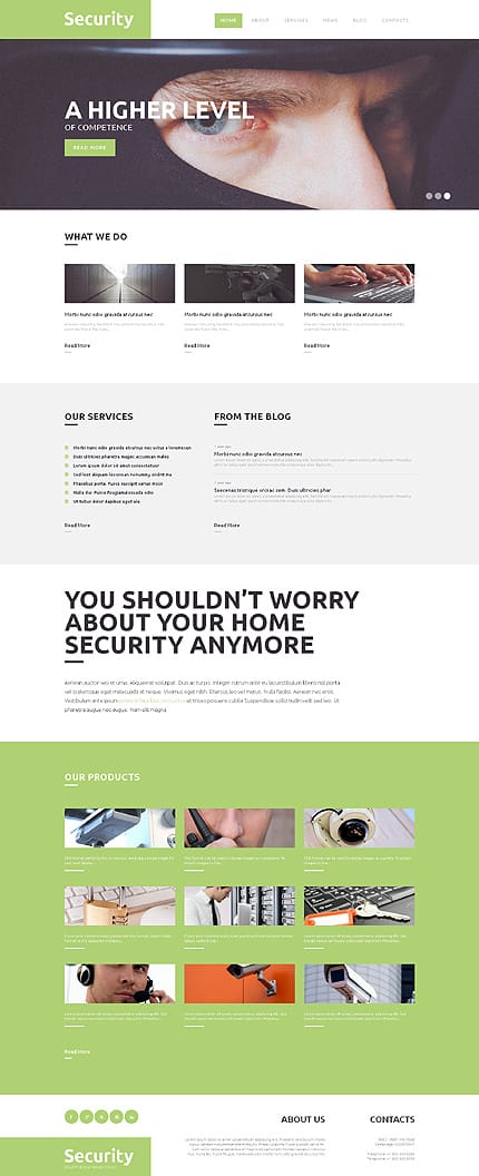 Locksmith Responsive WordPress Theme