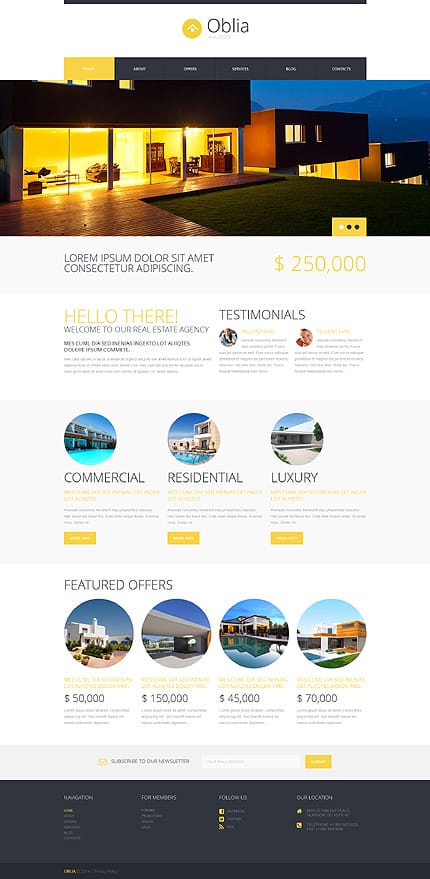 Dream House Bureau WordPress Theme