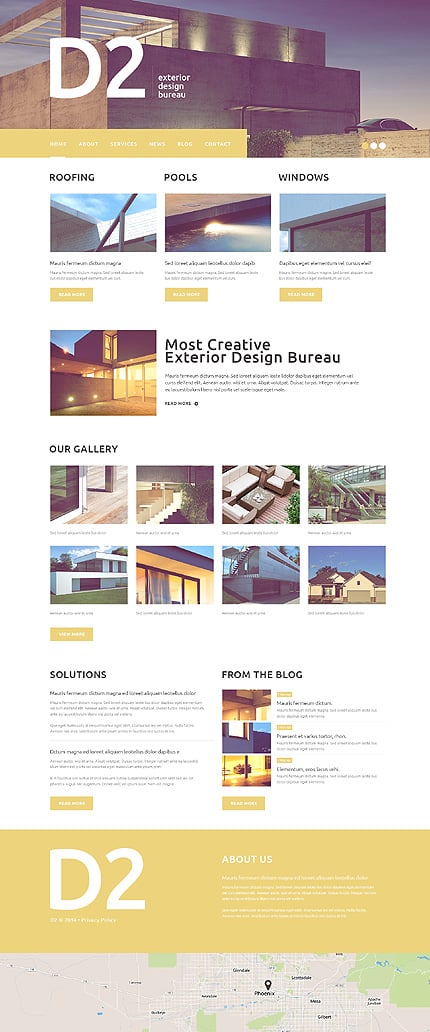 Exterior Design WordPress Theme