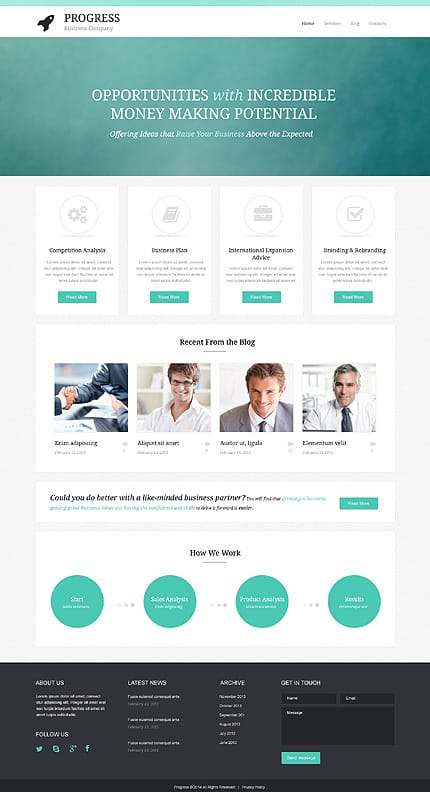 Build Grow Startup WordPress Theme