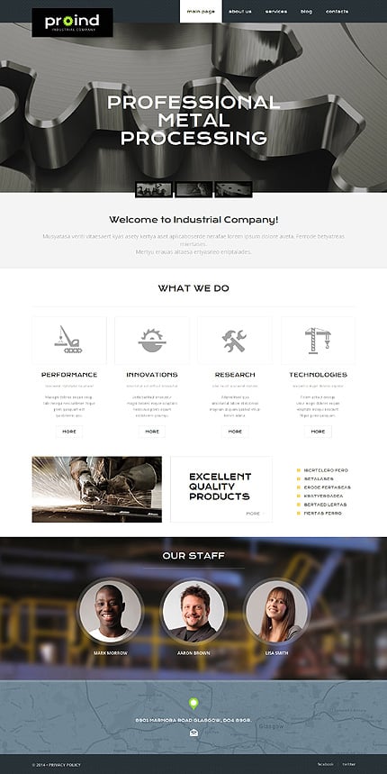 Steelworks Responsive WordPress Theme