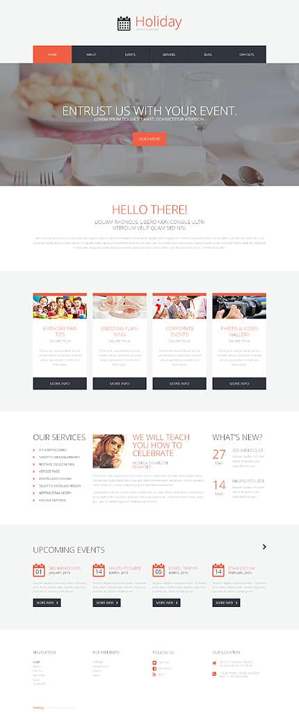 Event Planner WordPress Theme