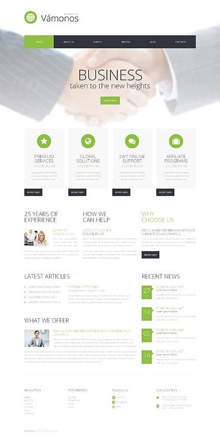 Doing Business: Popular Premium WordPress Themes