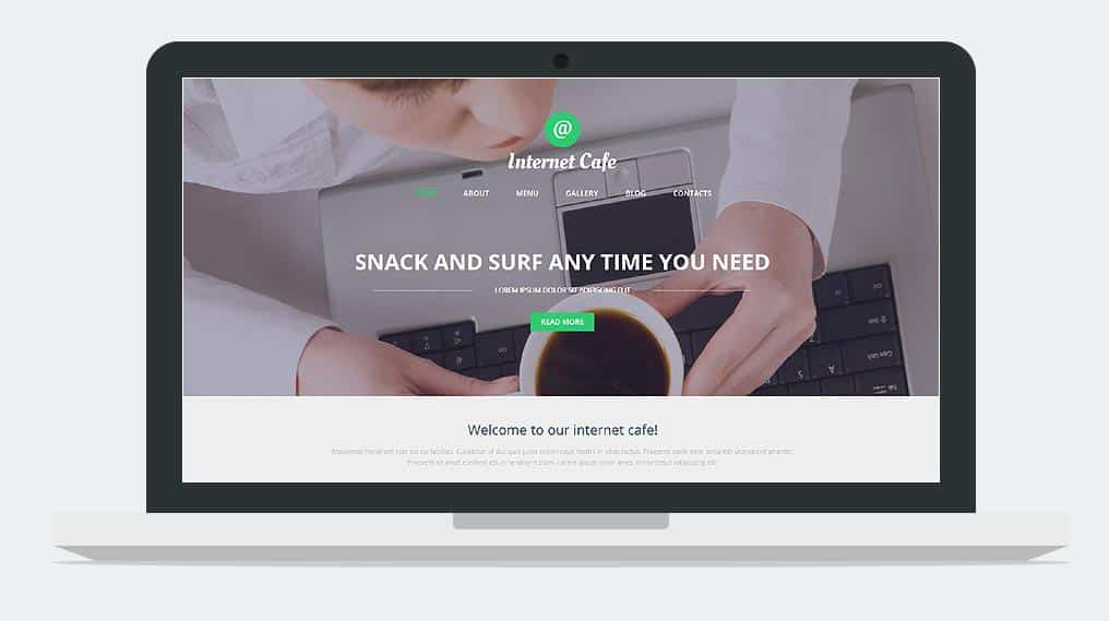 Internet Cafe WordPress Theme