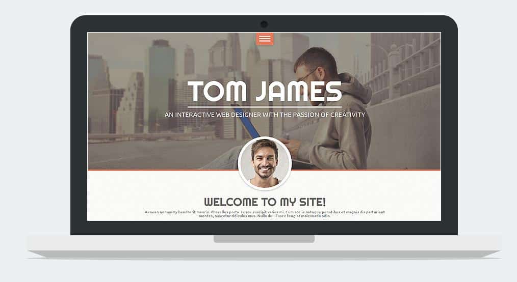 Personal Website WordPress Theme