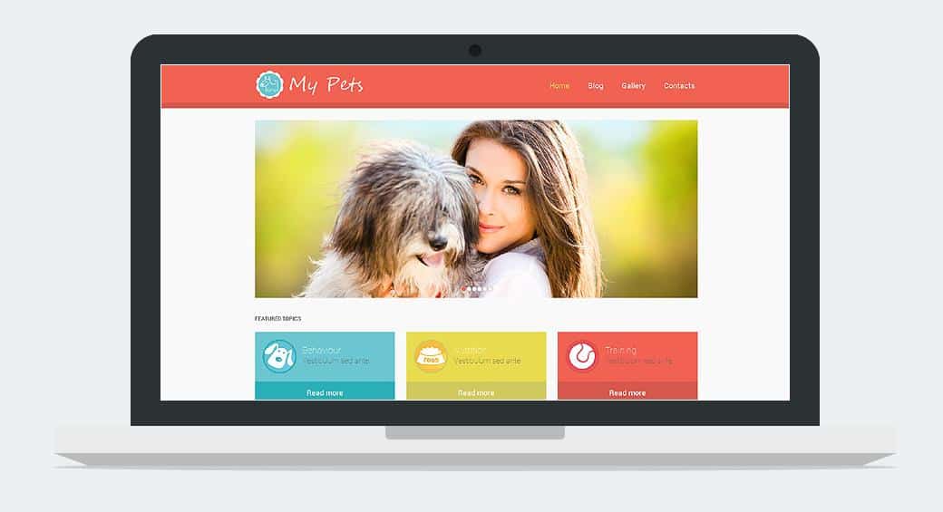 My pets WordPress Theme