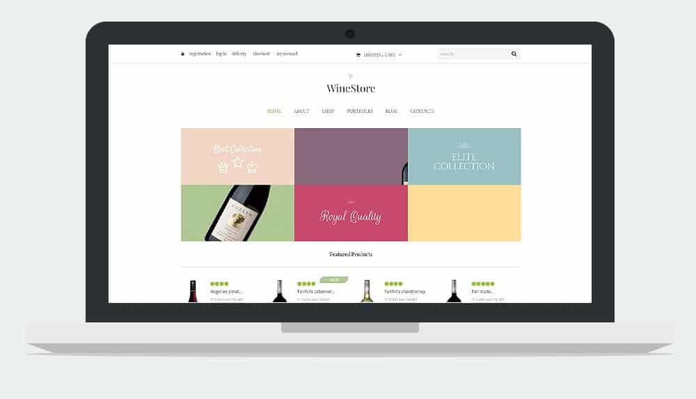 Wine Store WordPress Theme