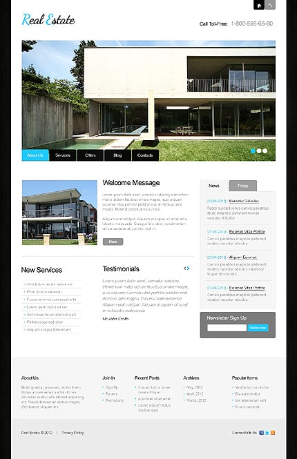 Real Estate Agency WordPress Theme