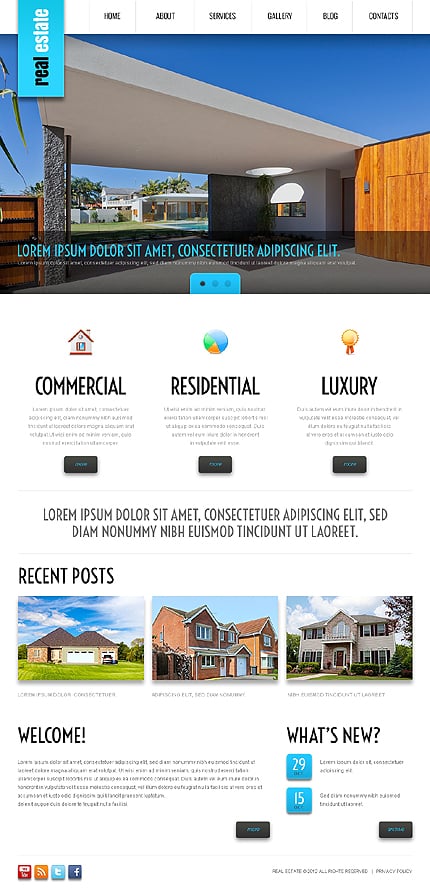 Real Estate WordPress Theme