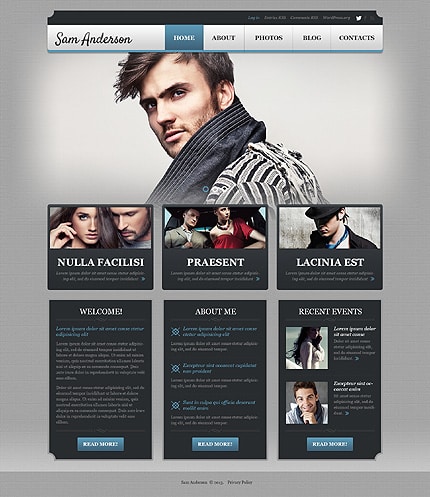 Photographer Portfolio WordPress Theme