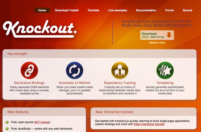 Creat Rich and Responsive Editor UIs With Knockout.js